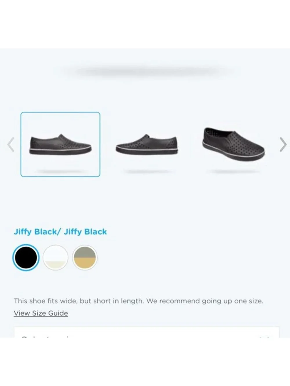 Native black slip-on clogs
